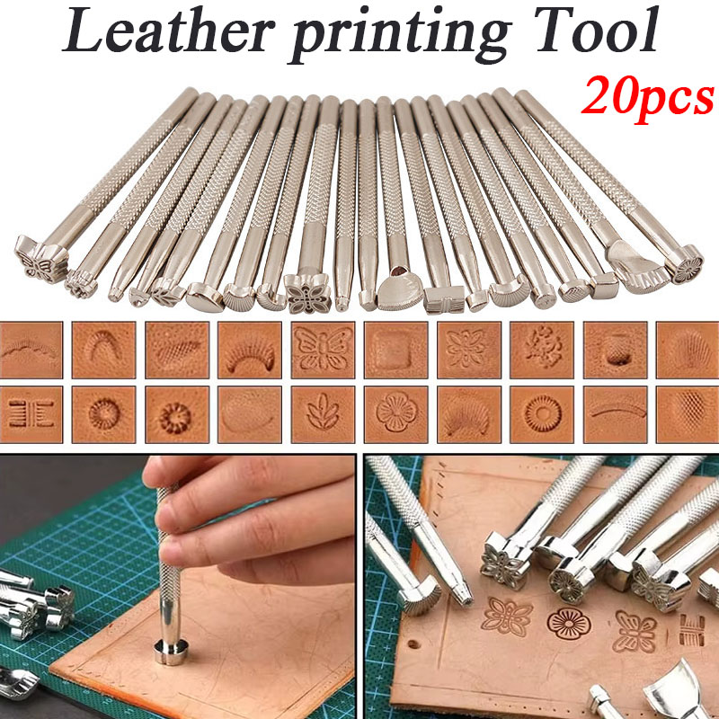 Leather Work - Набор из 20 инструментов для вырезания