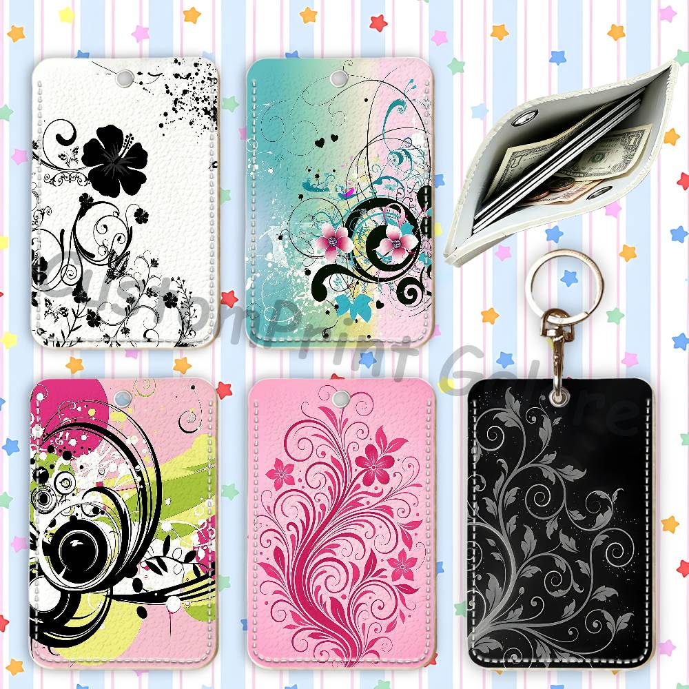 Leather Work - Vectorflourish Floral Metro Frutiger Floral Держатель