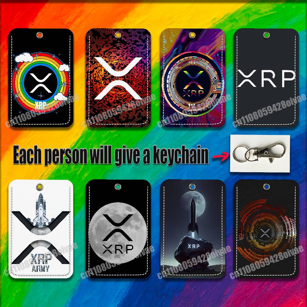 Leather Work - Держатель для карт XRP Ripple (криптовалюта)