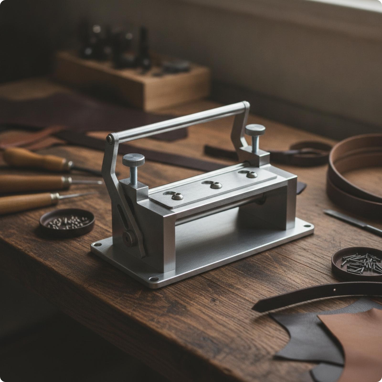 Skiver Leather Thin - Полностью металлический станок для обработки кожи