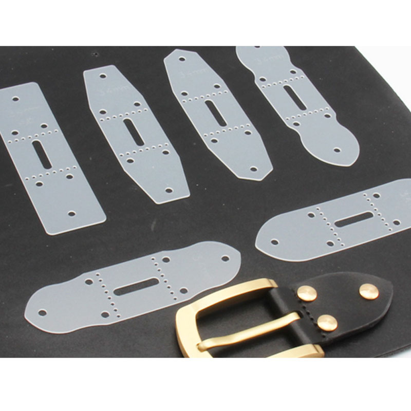 Leatherwork Tool Kit - 6 шт./компл., ПВХ кожаный ремень, пряжка,