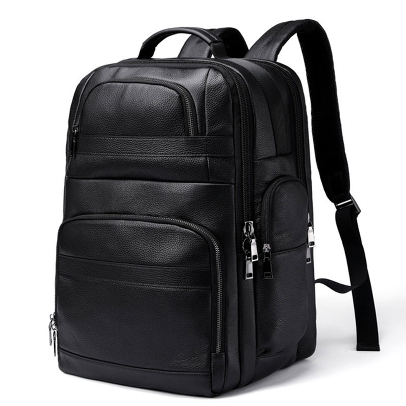 Leather Work Laptop Bag - Рюкзак Luufan из натуральной кожи с