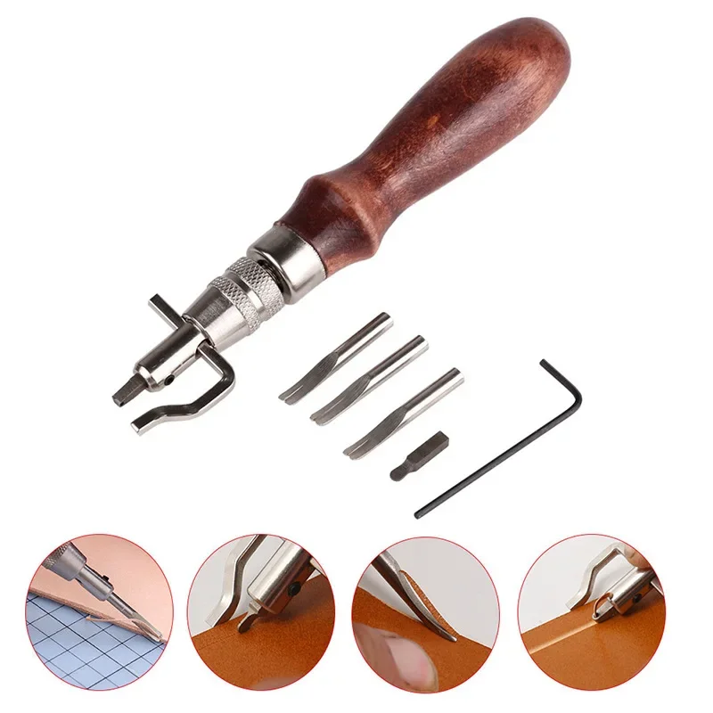 7 в 1 Pro, регулируемая канавк – обзор и цена Leatherwork Edge Beveler