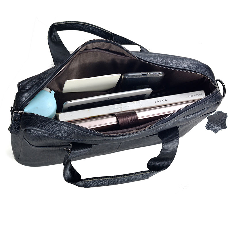 Большая мужская сумка из натур – обзор и цена Leather Work Laptop Bag