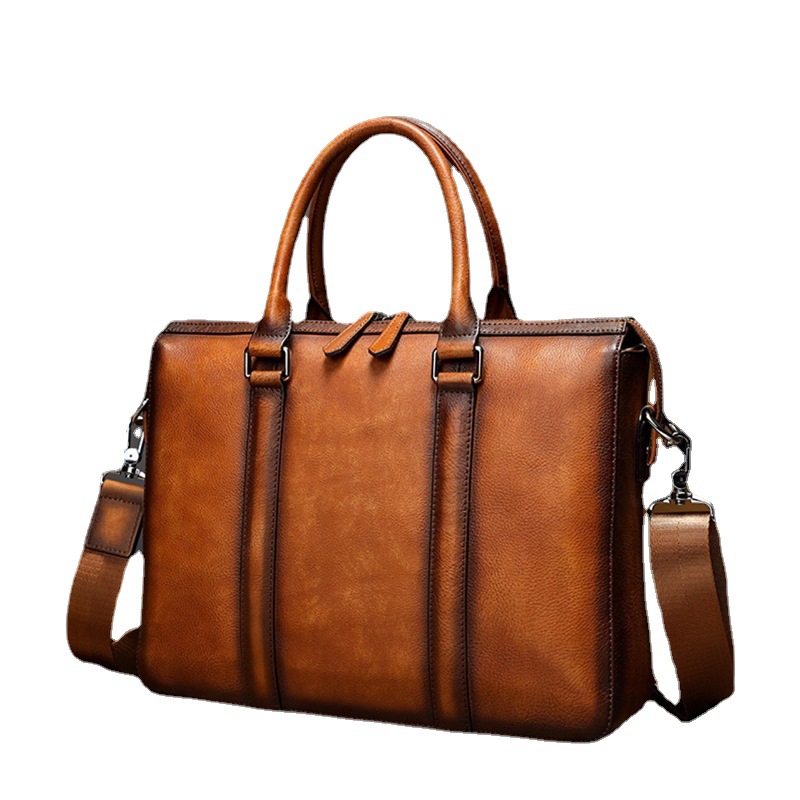 Деловой портфель YETTIES из на – обзор и цена Leather Work Laptop Bag