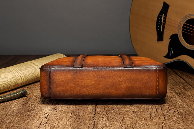 Деловой портфель YETTIES из на – обзор и цена Leather Work Laptop Bag