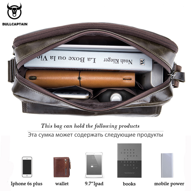BULLCAPTAIN Мужская сумка чере – обзор и цена Leather Work Laptop Bag