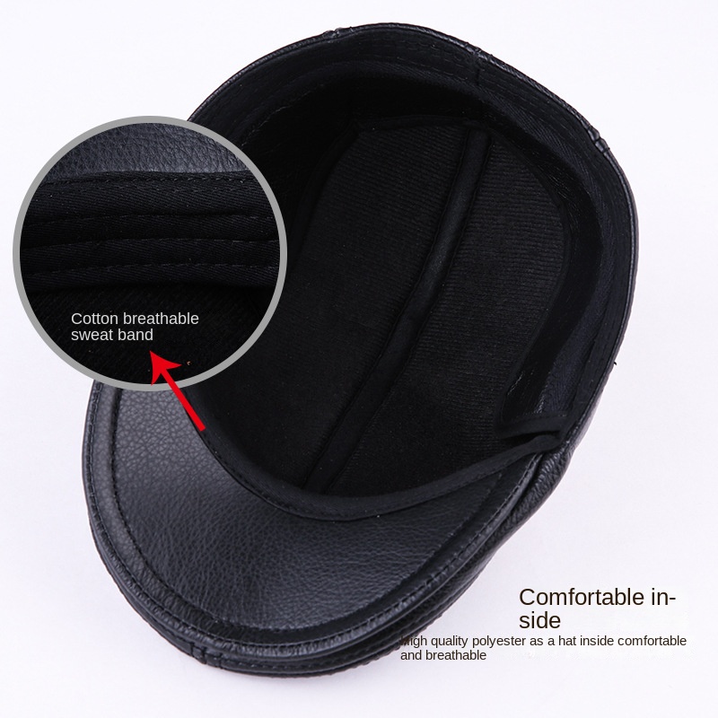 Мужские береты из натуральной  – обзор и цена Leather Work Hat
