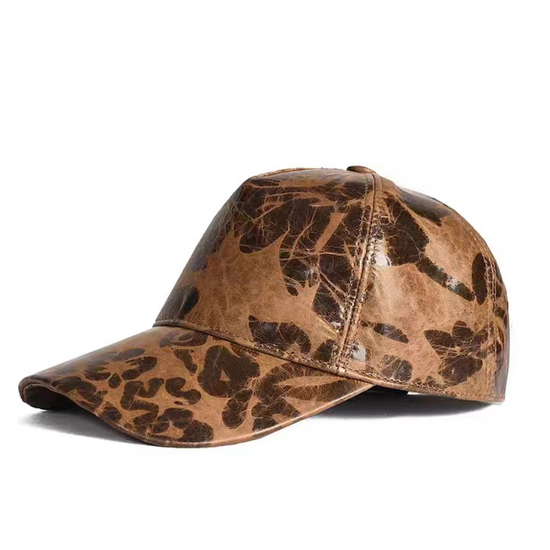 Кожаные бейсболки с буквенным  – обзор и цена Leather Work Hat