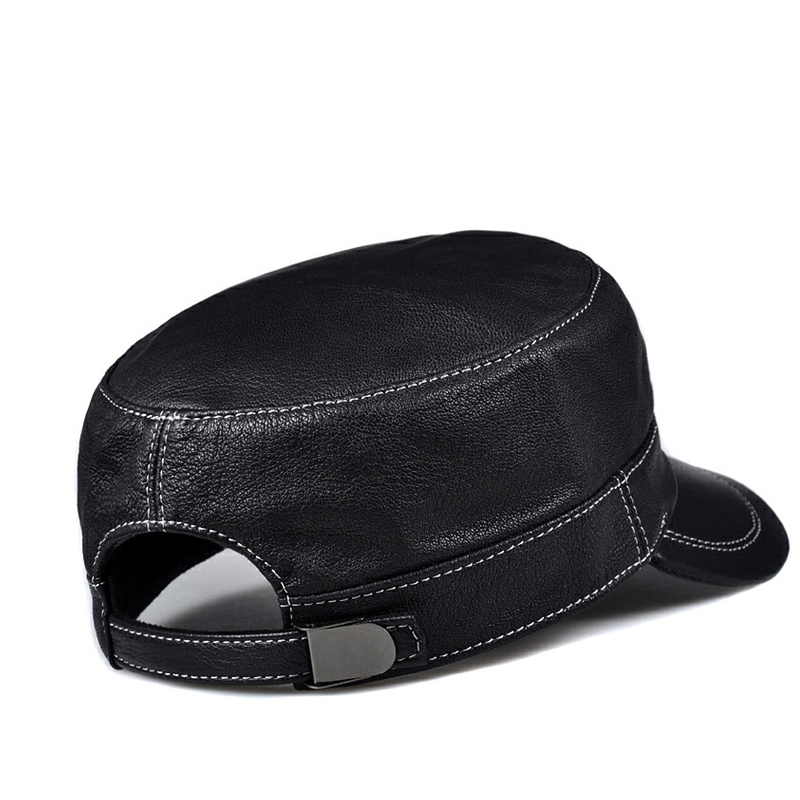 Модная плоская кепка из овечье – обзор и цена Leather Work Hat