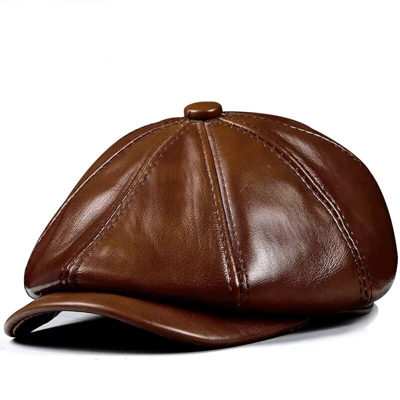Весенняя новая шапка из натура – обзор и цена Leather Work Hat