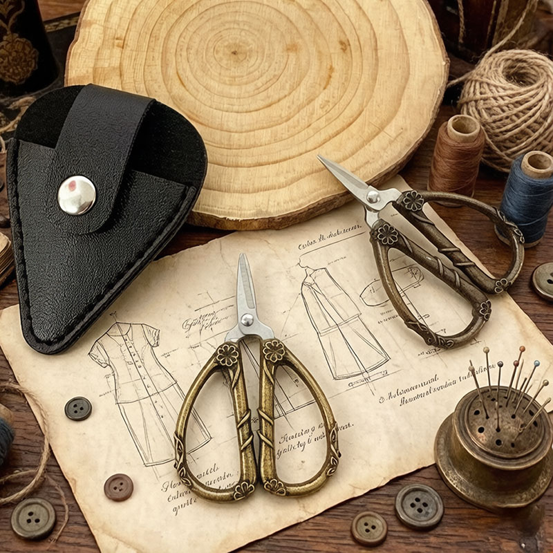 Миниатюрные винтажные ножницы  – обзор и цена Leatherwork Art