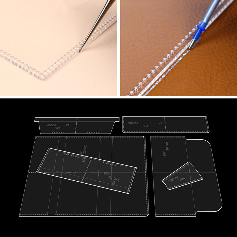 YOMDID длинный кошелек, шаблон – обзор и цена Leatherwork Tool Kit