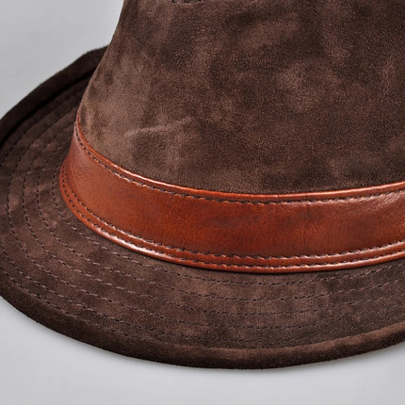 Кепки из натуральной замши для – обзор и цена Leather Work Hat