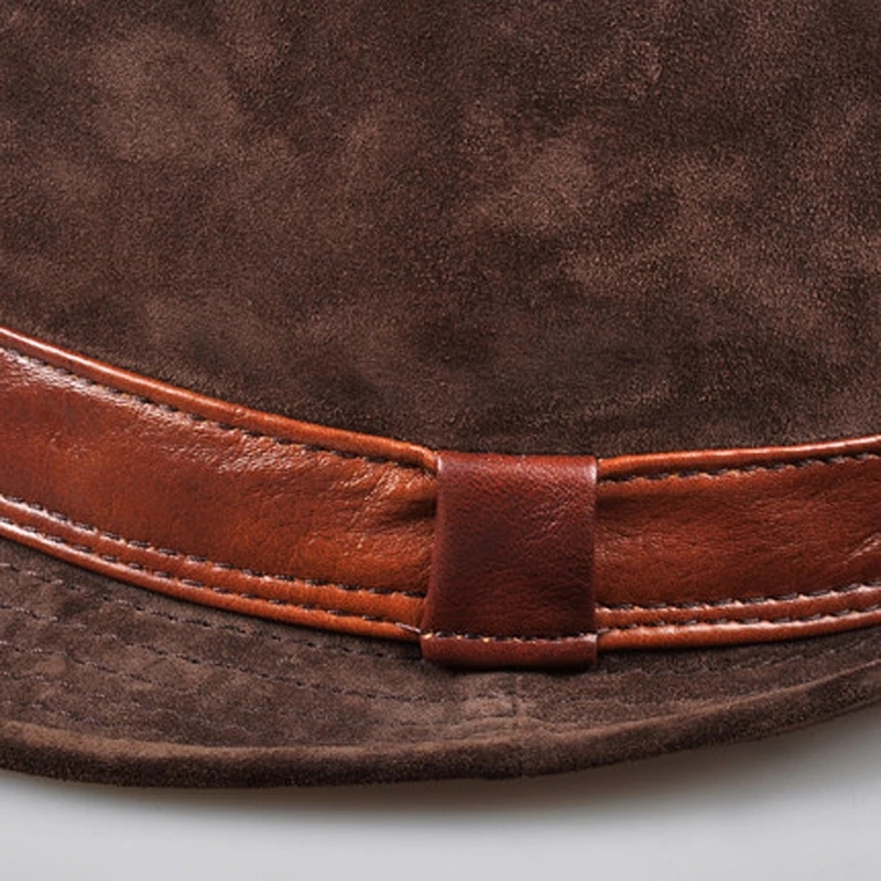 Кепки из натуральной замши для – обзор и цена Leather Work Hat