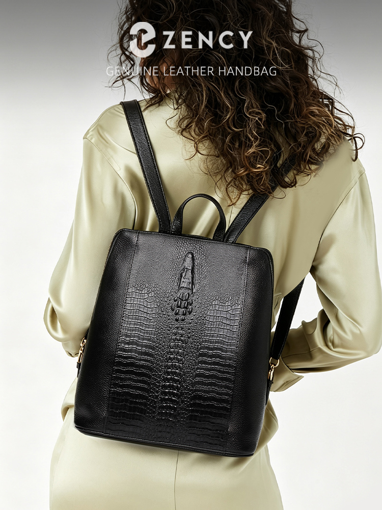 Женский рюкзак Zency из натура – обзор и цена Leather Work Laptop Bag