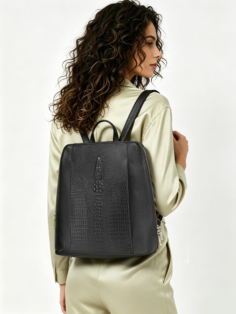 Женский рюкзак Zency из натура – обзор и цена Leather Work Laptop Bag